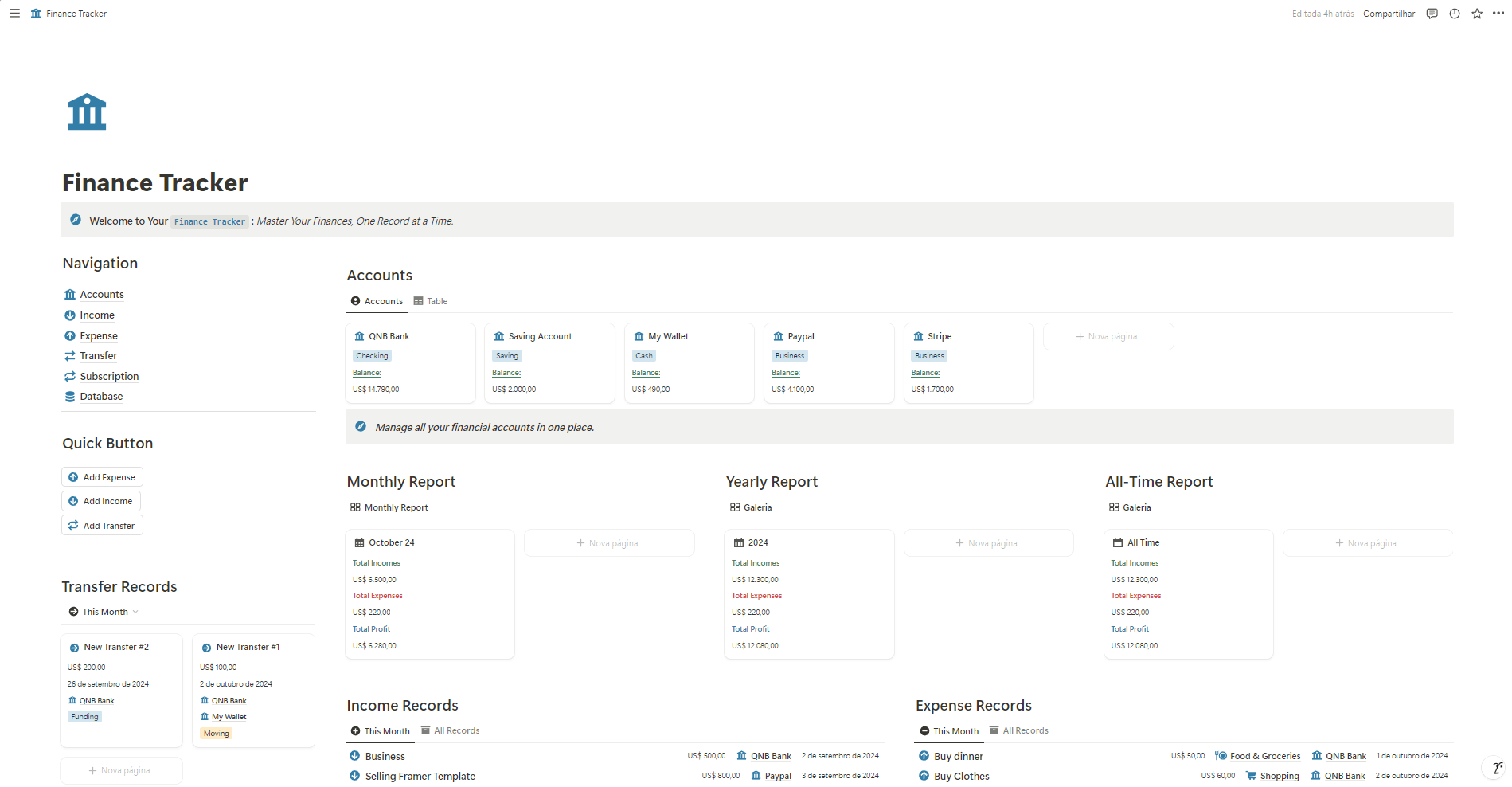 Finance Tracker