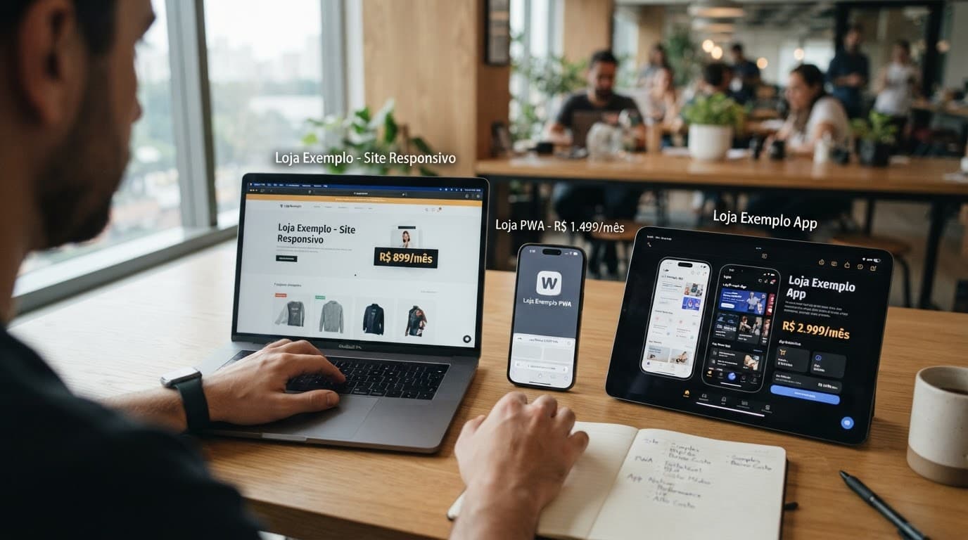 Sitio web, PWA o App Nativo: El Costo Real en 12 Meses para tu Empresa
